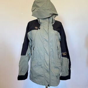 Mountain Hardwear Ski Jacket - Light Blue and Black